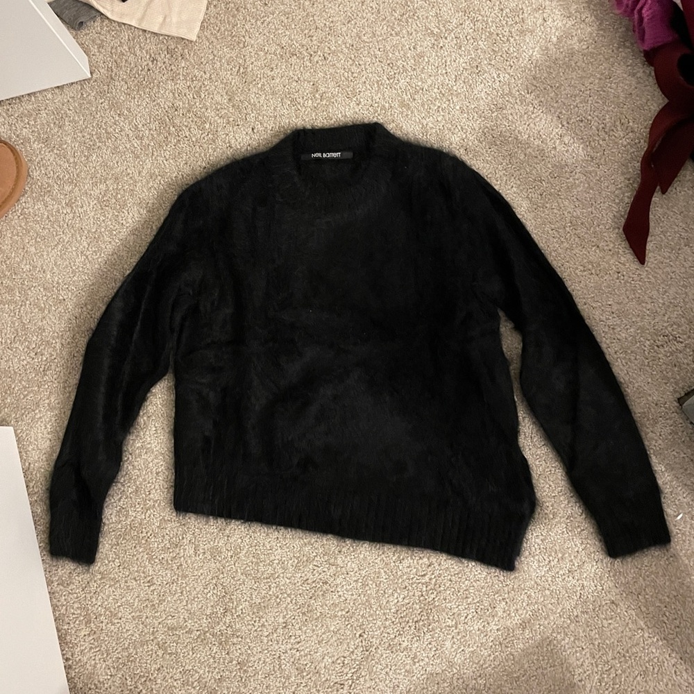 Neil Barrett assymetric mohair sweater XS